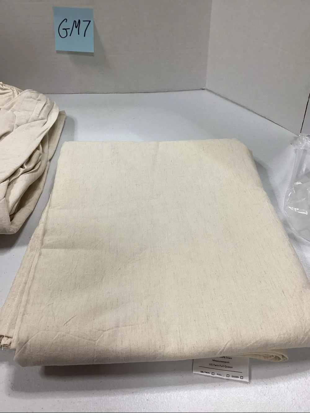 Moon and linen twin 2 piece set
